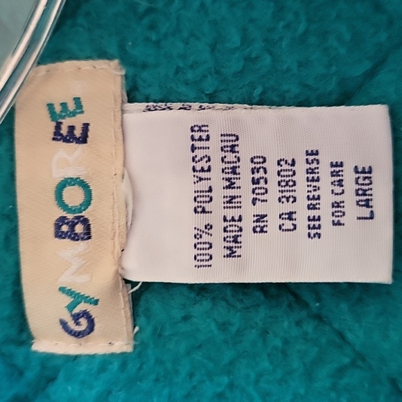 GYMBOREE FLEECE CAMPING THEME JACKET SUPER CUTE!!! - Picture 8 of 9